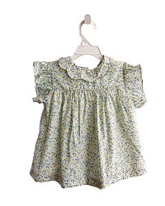 BELLA BLISS  YELLOW  FLORAL  SLEEVELESS SHIRT