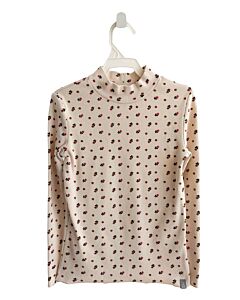 DEUX PAR DEUX  IVORY  FLORAL  KNIT LS SHIRT