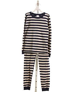 HANNA ANDERSSON  BLUE  STRIPED  LOUNGEWEAR
