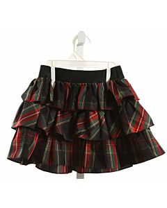 RALPH LAUREN  RED  PLAID  SKIRT