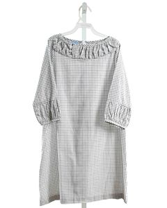 BELLA BLISS  WHITE  WINDOWPANE  DRESS