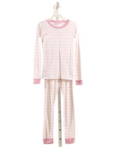 LAKE PAJAMAS  LT PINK  STRIPED  LOUNGEWEAR