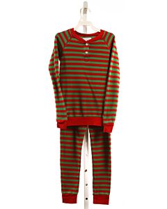 LAKE PAJAMAS  RED  STRIPED  LOUNGEWEAR