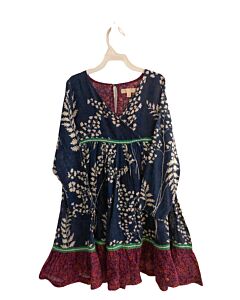 PINK CHICKEN  NAVY  FLORAL  DRESS