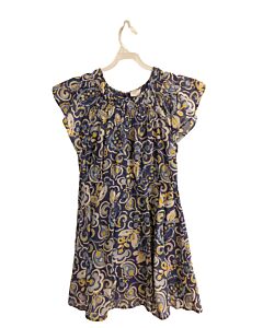 CREWCUTS  BLUE  FLORAL SMOCKED DRESS