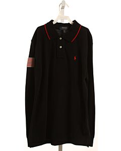 POLO BY RALPH LAUREN  BLACK    KNIT LS SHIRT