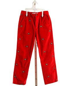 CPC  RED CORDUROY  EMBROIDERED PANTS