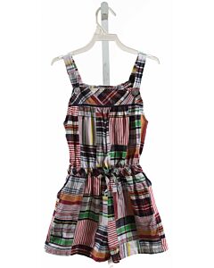 KELLY'S KIDS  MULTI-COLOR  MADRAS  ROMPER