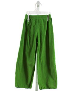 BELLA BLISS  LIME GREEN CORDUROY   PANTS WITH RIC RAC