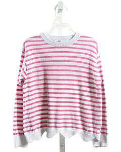 VINEYARD VINES  PINK  STRIPED  SWEATER