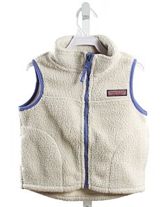 VINEYARD VINES  CREAM FLEECE   VEST