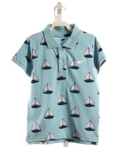 MONICA + ANDY AQUA KNIT SS SHIRT