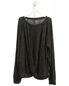 ZELLA GIRL  BLACK    KNIT LS SHIRT