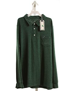PROPERLY TIED  GREEN    KNIT LS SHIRT