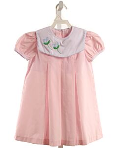 THE BEAUFORT BONNET COMPANY  PINK  FLORAL APPLIQUED DRESS