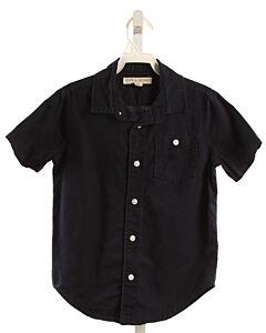HOPE & HENRY  NAVY LINEN   DRESS SHIRT
