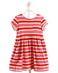 MINI BODEN RED STRIPED KNIT DRESS