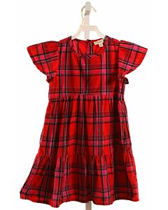 TUCKER & TATE RED PLAID DRESS