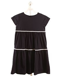 RACHEL RILEY  NAVY    KNIT DRESS WITH RIC RAC