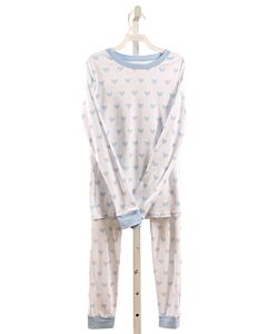 LAKE PAJAMAS  LT BLUE  PRINT  LOUNGEWEAR