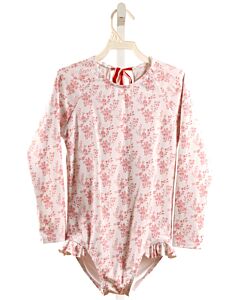 MINNOW  PINK  FLORAL  1-PIECE SWIMSUIT
