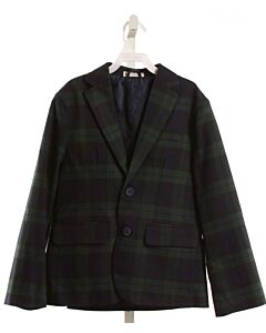 THE BEAUFORT BONNET COMPANY  FOREST GREEN  PLAID  BLAZER