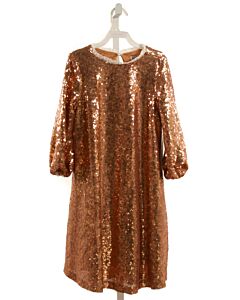 GABBY  GOLD   SEQUINED PARTY DRESS