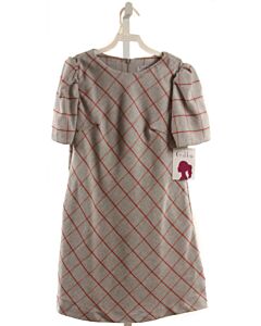 GABBY  GRAY  WINDOWPANE  DRESS