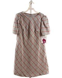 GABBY  GRAY  WINDOWPANE  DRESS