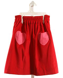 RACHEL RILEY  RED CORDUROY   SKIRT