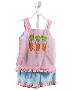 BAILEY BOYS  PINK   APPLIQUED 2-PIECE OUTFIT