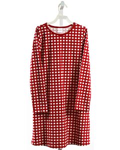 HANNA ANDERSSON  RED  WINDOWPANE  KNIT DRESS