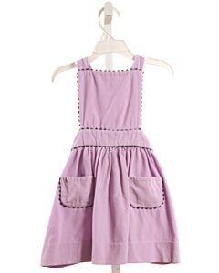 SHRIMP & GRITS  LAVENDER CORDUROY   DRESS WITH RIC RAC