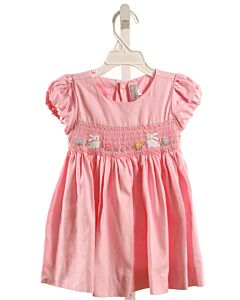 FANTAISIE KIDS  PINK   SMOCKED DRESS