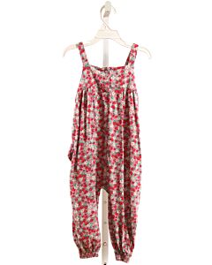 JOJO MAMAN BEBE  HOT PINK   PRINTED DESIGN KNIT ROMPER