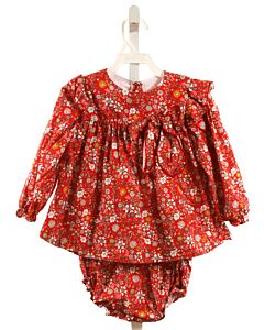 BELLA BLISS  RED  FLORAL  2-PIECE OUTFIT