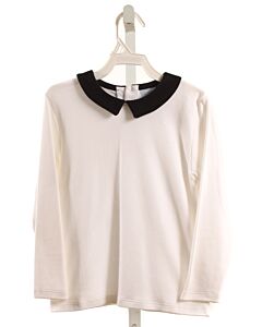 BELLA BLISS  WHITE    KNIT LS SHIRT
