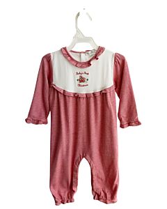 KISSY KISSY  RED  STRIPED  LOUNGEWEAR WITH RUFFLE
