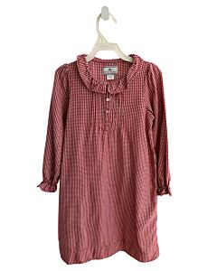 PETITE PLUME  RED  GINGHAM  LOUNGEWEAR WITH RUFFLE