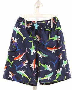 L.L. BEAN  NAVY  PRINT  SWIM TRUNKS