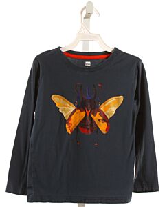 TEA  NAVY   PRINTED DESIGN T-SHIRT