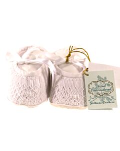 FELTMAN BROTHERS WHITE BOOTIES *SIZE 6-9 MONTHS *NWT SIZE INFANT 3