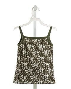 MABO  GREEN  FLORAL  SLEEVELESS SHIRT