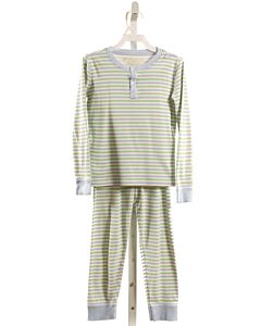THE BEAUFORT BONNET COMPANY  GREEN  STRIPED  LOUNGEWEAR