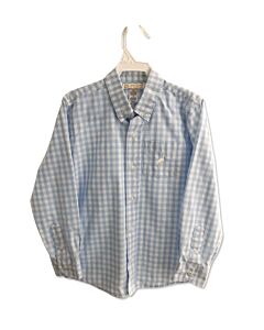THE BEAUFORT BONNET COMPANY  LT BLUE  GINGHAM  DRESS SHIRT