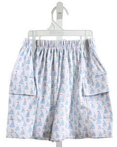 SHRIMP & GRITS  LT BLUE  PRINT  SHORTS