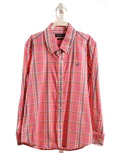 SOUTHERN MARSH  PINK  PLAID  DRESS SHIRT