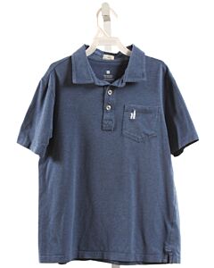 JOHNNIE-O  BLUE    KNIT SS SHIRT