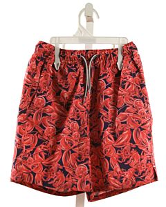 PETER MILLAR  RED    SWIM TRUNKS