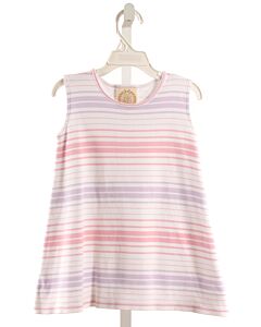 THE BEAUFORT BONNET COMPANY  PINK  STRIPED  KNIT DRESS